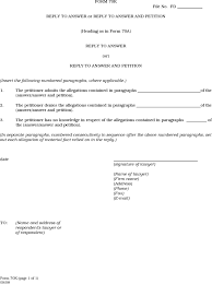 Never step foot in a courtroom. Free Manitoba Reply To Answer Or Reply To Answer And Petition Form Pdf 23kb 1 Page S