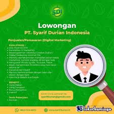 Yaitu karena hampir ada di setiap daerah. Lowongan Kerja Pt Syarif Durian Indonesia Februari 2021