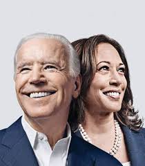 President Joe Biden, Vice President Kamala Harris, First Lady Jill Biden,  and Second Gentleman Douglas Emhoff gather