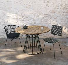 Round Solid Teak 4 Seater Garden Table D120 Paola Maisons Du Monde In 2020 Gartentisch Teak Teak Holz