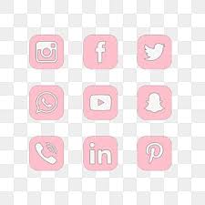Social Media Pink Instagram Icon Youtube Whatsapp Facebook Pinterest Snapchat Pink Social Media Pink Instagram Icon Png Transparent Clipart Image And Psd Fi Pink Instagram Instagram Icons Social Media Icons Free