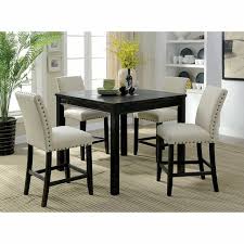 Curata 72in round dining table top. Kristie Dining Set Pub Table And Four Pub Chairs 42 W X 42 L X 36 H Made By Furniture Of America Gothic Furniture