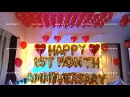 Whether you're having a mardi gras party or chinese new year, our party supplies have you covered. Anniversary Surprise Room Decoration For Husband First Wedding Anniversary Romantic Decoration Youtube