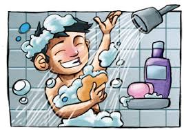Resultado de imagen para niño bañando
