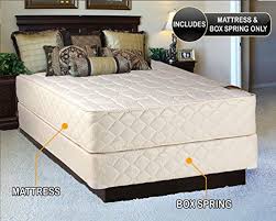 Grandeur Deluxe Queen Size 60 X80 X12 Mattress And Box Spring Set Fully Assembled Good For Your Bac King Size Mattress Mattress Sets Mattress Box Springs