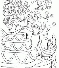 Ariel and flounder are jumping together. 2269 Coloring Pages The Little Mermaid Coloring Pages Kids Coloring Library