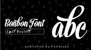 The licence mentioned above the download button is just an indication. Bonbon Font Free Download