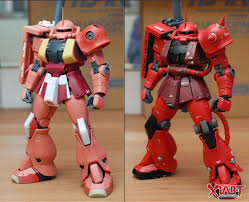 Custom Build Mg 1 100 Char S Zaku Ii Detailed 35th Anniversary Presentation Gundam Custom Build Gundam Toys Gundam Model