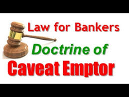 Doctrine Of Caveat Emptor Youtube