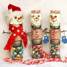 Make Snowman Hot Chocolate Kits In Jars Empress Of Dirt