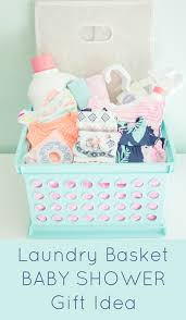 Baby showers are personal events designed to celebrate new life with family and friends in a fun, meaningful way. Laundry Basket Baby Shower Gift The Inspired Hive