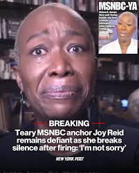 BREAKING: An emotional Joy Reid said she's “not sorry” that she “went hard 