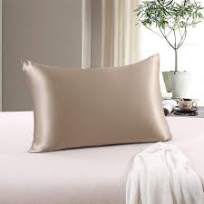 Silk fabrics are traditionally measured in momme, a unit that describes a the cloth's weight relative to its size. 2 Satin Pillowcases Zippered King Size Ivory Nice Soft A Great Gift