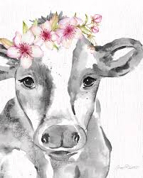 Check spelling or type a new query. Floral Cow A Painting By Jean Plout