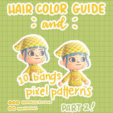 Bramble On Instagram Part 2 Hair Colors Video Walkthrough Available On My Youtube C New Animal Crossing Animal Crossing Memes Animal Crossing Pocket Camp