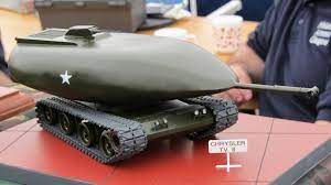 No, this tank isn't the work of science fiction—and it was designed by one of the united states' most prolifiic tank. What Yes A Nuclear Tank Chrysler Tv 8 Nuclear Tank Military Vehicles Tank