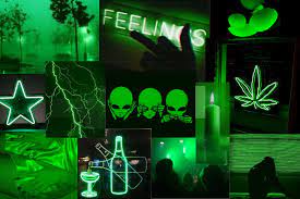 Neon Lights Bedroom Wall Collage Wall Collage Neon