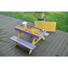 12 foot picnic table plans. Picnic Table With Built In Sand Box Love It Jardin Pour Enfants Bac A Sable Table Enfant