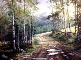 By retouching your watercolor with colored pencils, you. Image Result For Realistic Watercolor Landscape Paintings Watercolor Landscape Paintings Watercolor Trees Landscape
