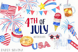 Download july 4 cliparts and use any clip art,coloring,png graphics in your website, document or presentation. 4th Of July Clipart Pack Pre Designed Photoshop Graphics Creative Market