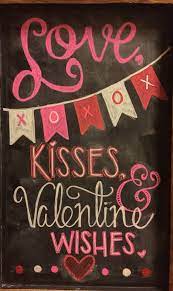 Valentine's day chalkboard messages can be intricate or simple. Valentine Chalkboard Valentine Chalkboard Art Happy Valentine Day Quotes Chalkboard Art