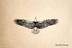 eagle soaring rubber stamp bel dovmeleri kol bandi dovme dovme fikirleri