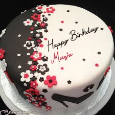 Manju Name Cards And Wishes Birthday Cake For Wife Birthday Cake For Brother Birthday Cake Girls In the same way that a funny photo is a great souvenir from a wild birthday party, a happy birthday card can be the ultimate introduction to it.