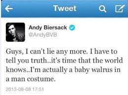 Hello we, the band kids, thought that we deserved more appreciation so we decided to make a ton of funny band memes! I Knew It Andy Biersack Black Veil Brides Funny Tweet Black Veil Brides Black Veil Brides Andy Black Veil