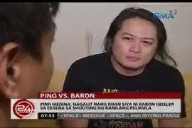 Baron geisler apologizes, accepts pami. Ping Medina Baron Geisler Nanuntok Pader Nabalian Kamay Ping Medina Galit Kay Baron Geisler Ito Matapos Siyang Ihian Nito Gitna Shooting Gma News Scoopnest
