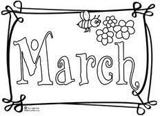 Click Image To Print March Coloring Page Coloring Pages Spring Coloring Pages Coloring Calendar