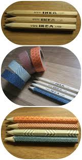 Quand Nos Crayons Ordinaires Deviennent Extraordinaire Avec Du Ruban Adhesif Ikea Diy Ruban Adhesif Diy Ruban Adhesif Washi