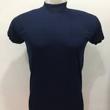 All size (fit to m and l). Jual Kaos Kerah Tinggi Polos Biru Dongker Kaos Lengan Pendek Jakarta Pusat Toko Alip Ii Tokopedia