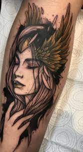 Photo category valkyrie tattoo at number description rob steele (@robsteeletattoos) instagram this is tattoo i designed of a valkyrie for jenna bauer. 35 Amazing Valkyrie Tattoos That You Must See Tattoo Me Now