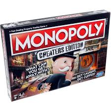 Monopoly Cheaters Edition Board Game In 2020 Board Games For Kids Board Games Games For Kids