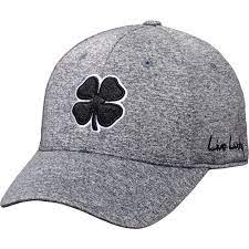 Black Clover Men S Lucky Heather Golf Hat Size L Xl Charcoal Heather Golf Hats Black Clover Hats For Men