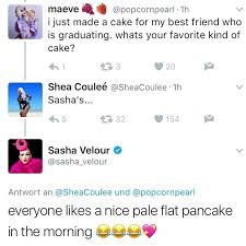 Throughout the entire season, viewers meanwhile, shea had just taken out nina bo'nina brown a few episodes earlier. Shea Loves Sasha S Flat Pancake Rupaulsdragrace