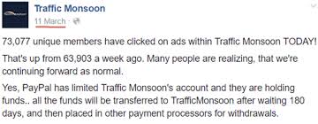 I told him to post on linkedin. Sec Shutdown Of Traffic Monsoon The Facts