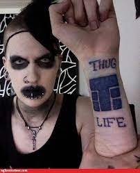 When a tattoo is placed on the wrist, it can be quickly seen. Ugliest Tattoos Goth Bad Tattoos Of Horrible Fail Situations That Are Permanent And On Your Body Funny Tattoos Bad Tattoos Horrible Tattoos Tattoo Fail Cheezburger