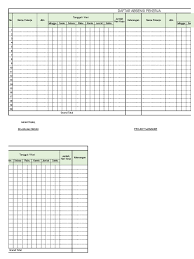 Insentif untuk 1 hok tukang. Terkini Contoh Absen Kerja Proyek