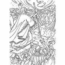 Aaron's rod though dead received life again in the presence of god. Moses Coloring Pages Free Printables Momjunction