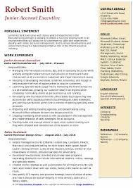Assistant brand manager job description. Junior Account Executive Resume Samples Qwikresume