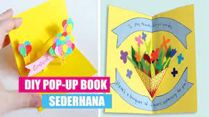 Kemudian kita akan membuat objek 3dimensi sederhana yaitu bentuk buku yang nantinya dapat berputar. Ide Kreatif Cara Membuat Pop Up Book Sederhana Youtube