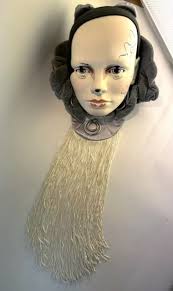 DYAN NELSON CERAMIC Jester Clown Wall Bust 1993 Nobody's Fool Signed #12/91  RARE $149.95