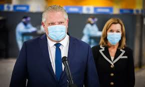 Ford teased a monday announcement for the balance of the province as his government tipped only one more health unit into lockdown — hamilton — despite calls from the ontario hospital association to move 15 regions with high case levels into the top level of restrictions. Watch Now Premier Doug Ford Expected To Announce Mandatory Covid 19 Testing At Pearson Airport Toronto Com