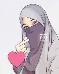 Logo hijab images stock photos vectors shutterstock download. 1001 Gambar Kartun Wanita Berhijab Terlengkap Terkeren Dan Tercantik