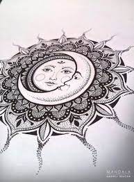 Tattoo Mandala Dos White Ink 68 Ideas Mandala Tattoo Meaning Sun And Moon Mandala Tattoo Moon Mandala Tattoo