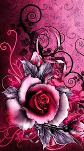 Fondos Rose Art Flower Art Flower Painting