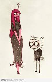 How Adventure Time Would Look If Its Painted By Tim Burton Tim Burton Style Tim Burton Art Adventure Time