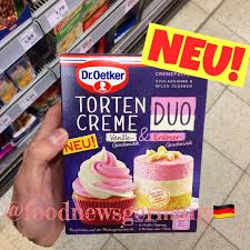 Dr Oetker Tortencreme Duo Produktneuheit Lebensmittelneuheiten Neu Foodnews Foodnewsgermany Foodne Creme Fur Torten Lebensmittel Kinder Schokolade