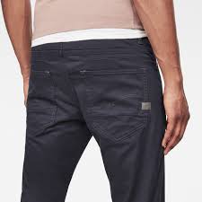 Dr mens plain sweatpants 5 pocket cargo pants heavyweight fleece jogger hip hop. D Staq Slim 5 Pockets Pants Mazarine Blue G Star Raw
